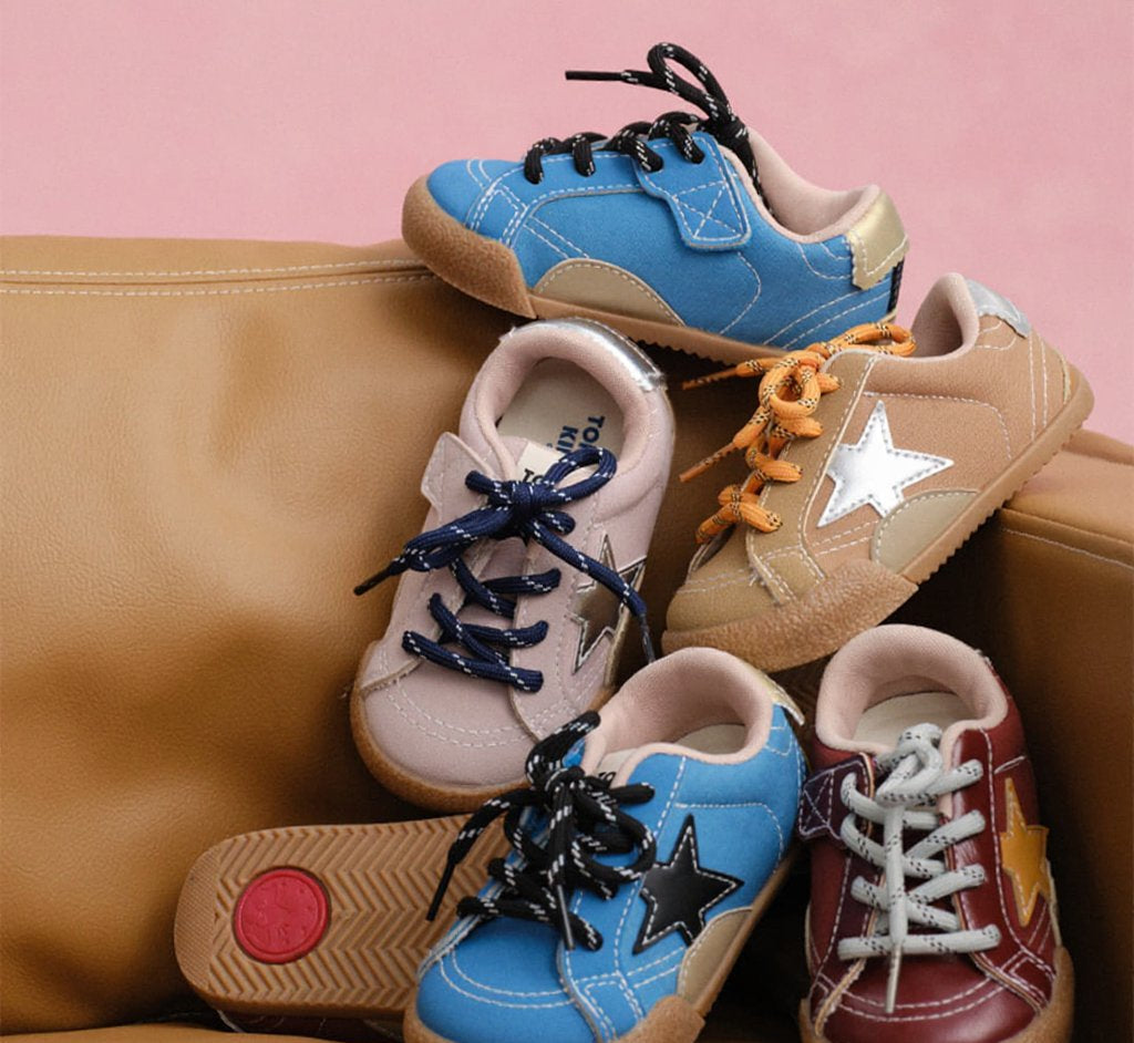 WhisperWalk Star Toddler Sneakers | Lightweight Non-Slip Baby Shoes