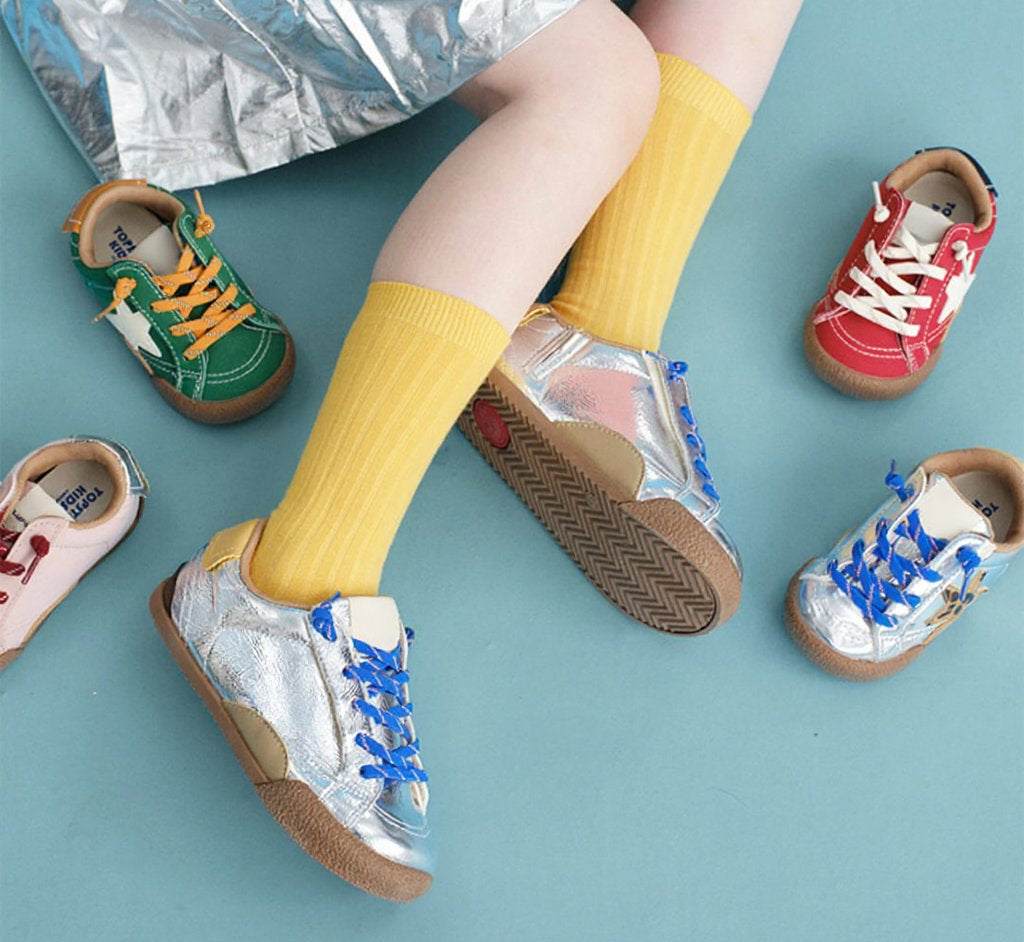 WhisperWalk Star Toddler Sneakers | Lightweight Non-Slip Baby Shoes