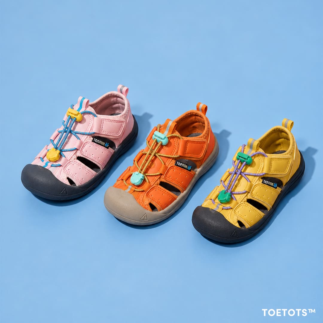 Seaside Breeze Toddler Sandals Aqua | Lightweight Non-Slip Shoes