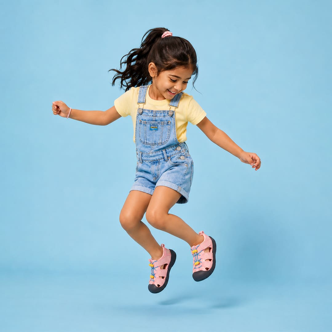 Seaside Breeze Toddler Sandals Aqua | Lightweight Non-Slip Shoes