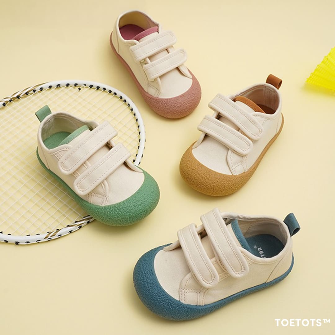 Petit Voyage Baby Sneakers Grey | Lightweight Non-Slip First Walking Shoes