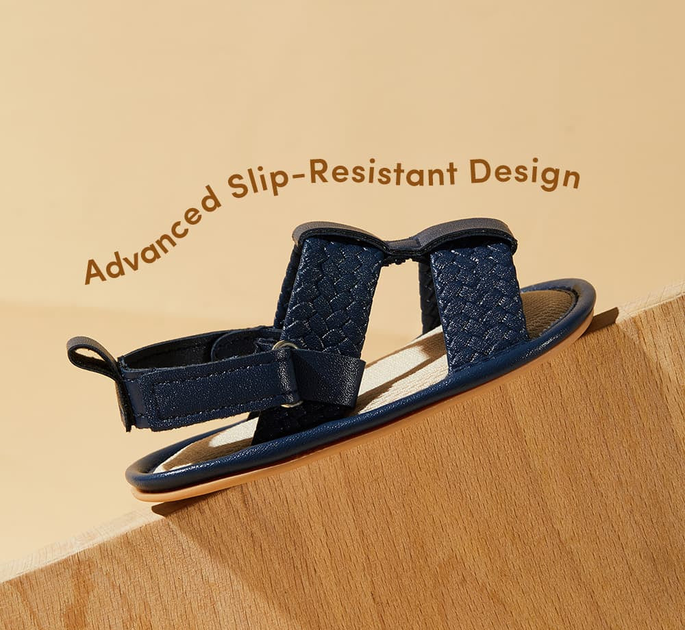 WhisperWalk Toddler Strap Sandals | Lightweight Non-Slip Shoes