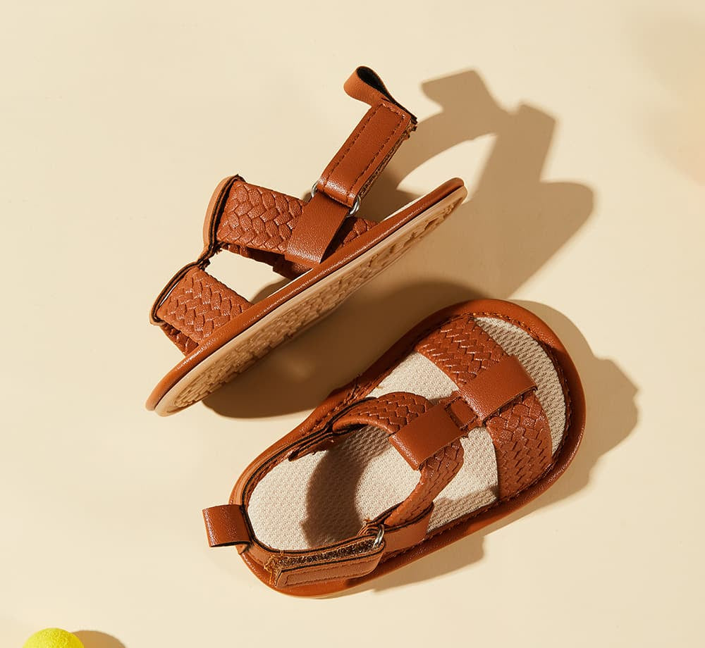 WhisperWalk Toddler Strap Sandals | Lightweight Non-Slip Shoes