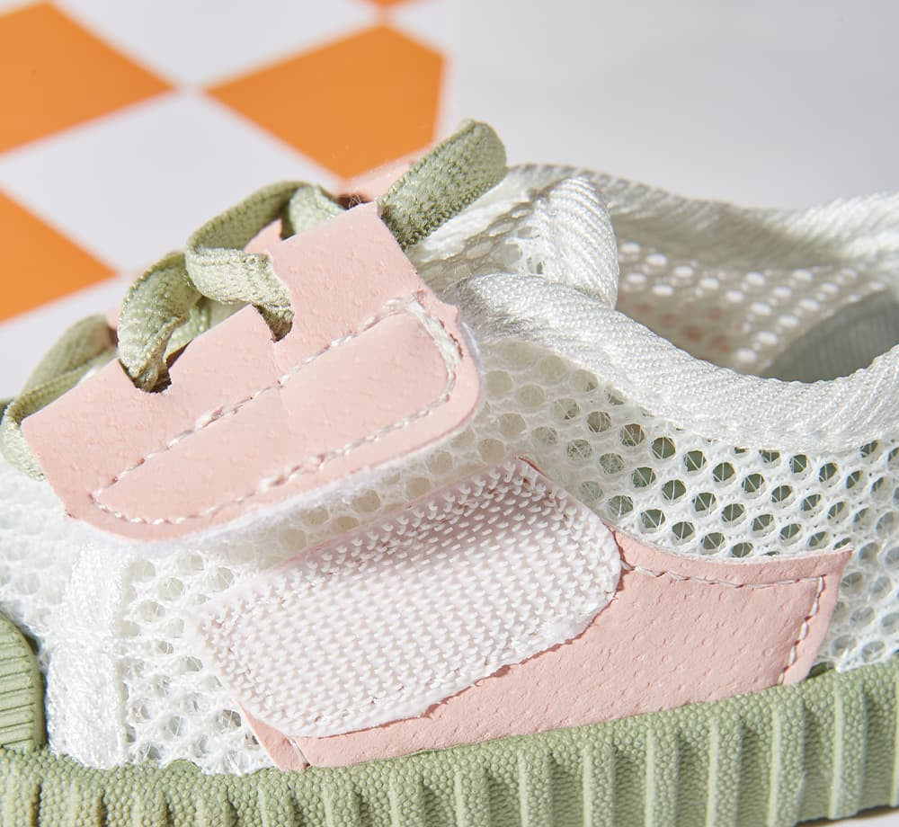 GentleStride Air Mesh Baby Sneakers | Breathable Soft Sole Toddler Shoes
