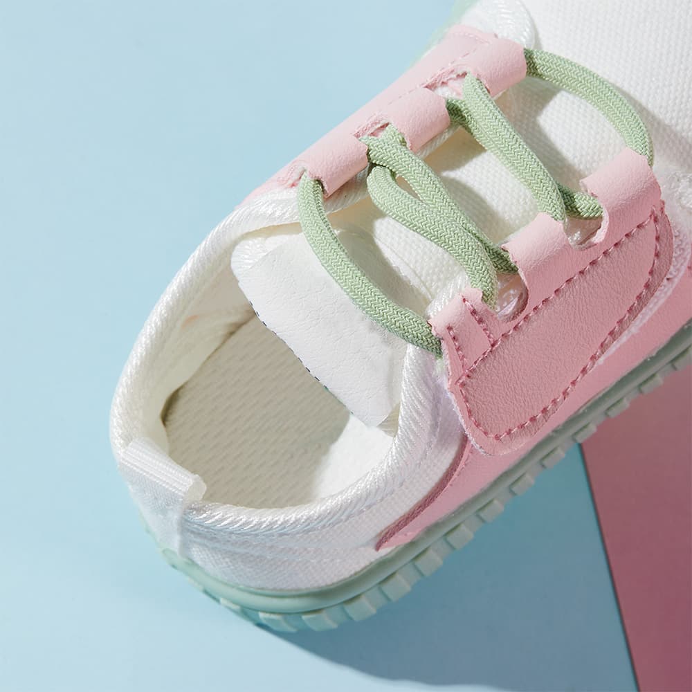 GentleStride Baby Sneakers Grey | Lightweight Non-Slip First Walking Shoes