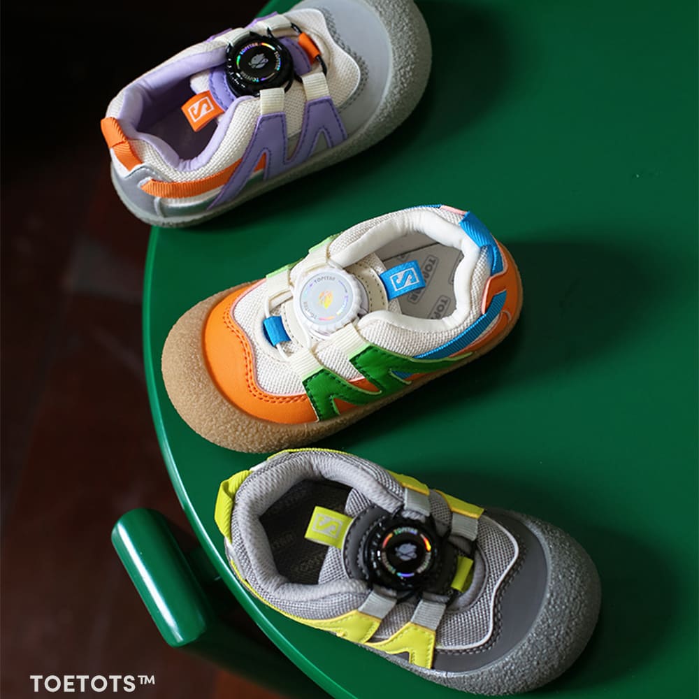 GentleStride Toddler Sneakers Grey | Lightweight Non-Slip Baby Shoes