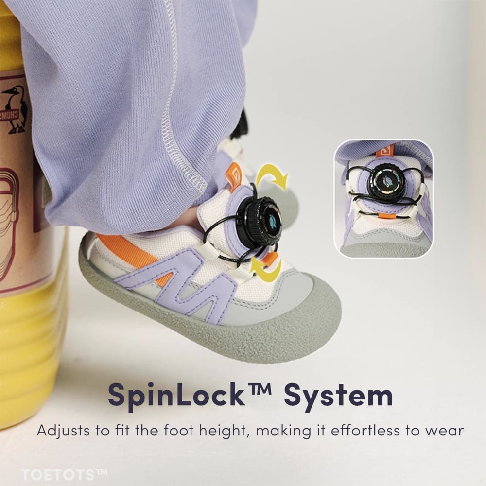 GentleStride Toddler Sneakers Grey | Lightweight Non-Slip Baby Shoes