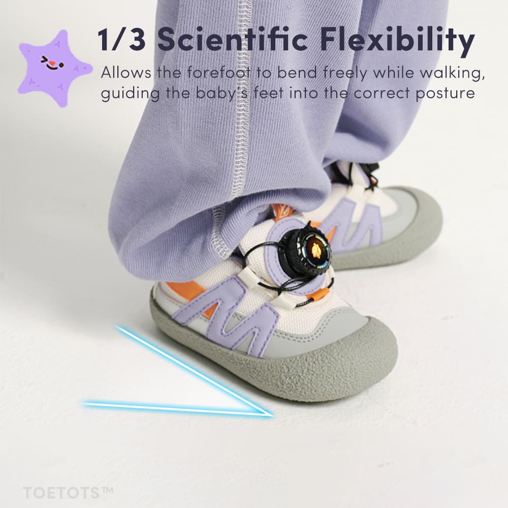 GentleStride Toddler Sneakers Grey | Lightweight Non-Slip Baby Shoes