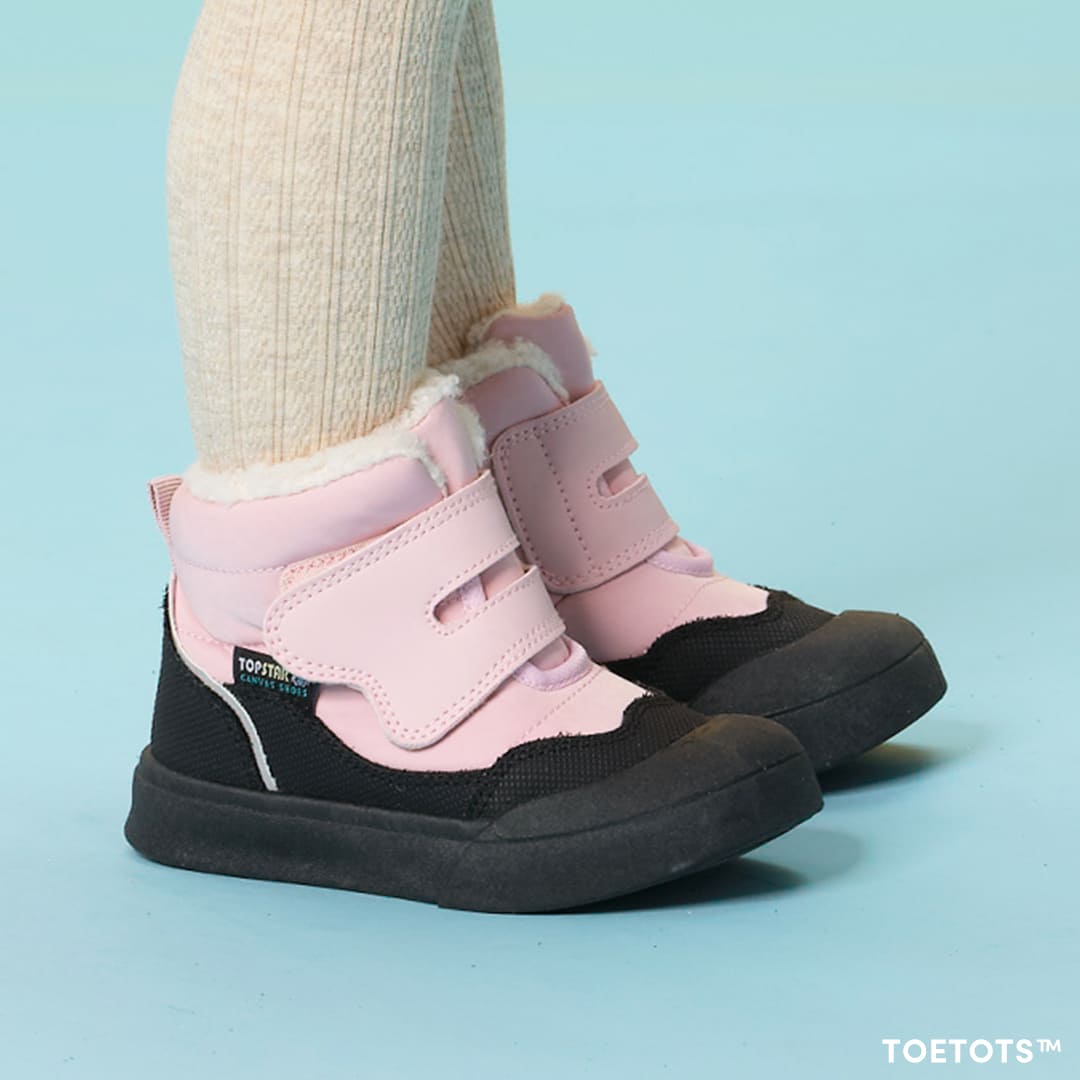 Trekka Cozy Toddler Winter Boots Grey | Non-Slip Soft Sole Shoes