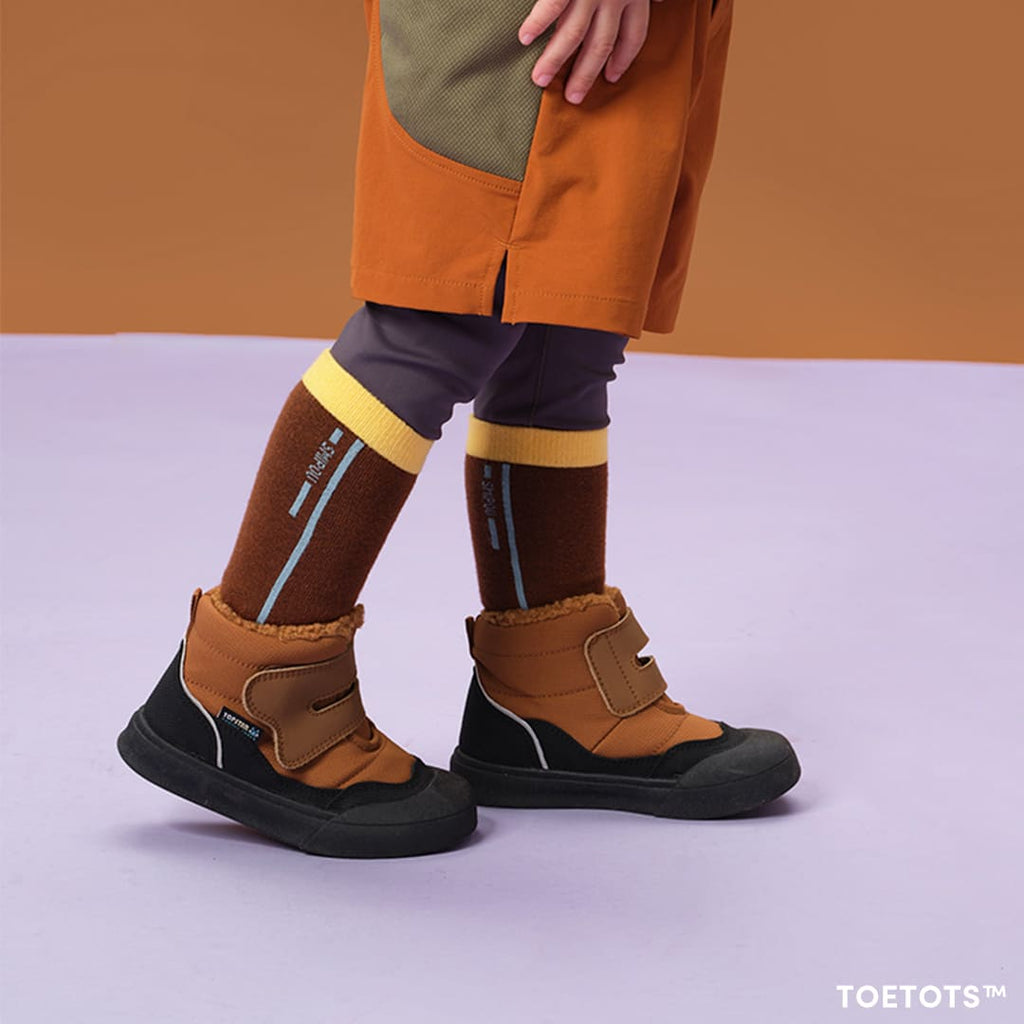 Trekka Cozy Toddler Winter Boots Grey | Non-Slip Soft Sole Shoes