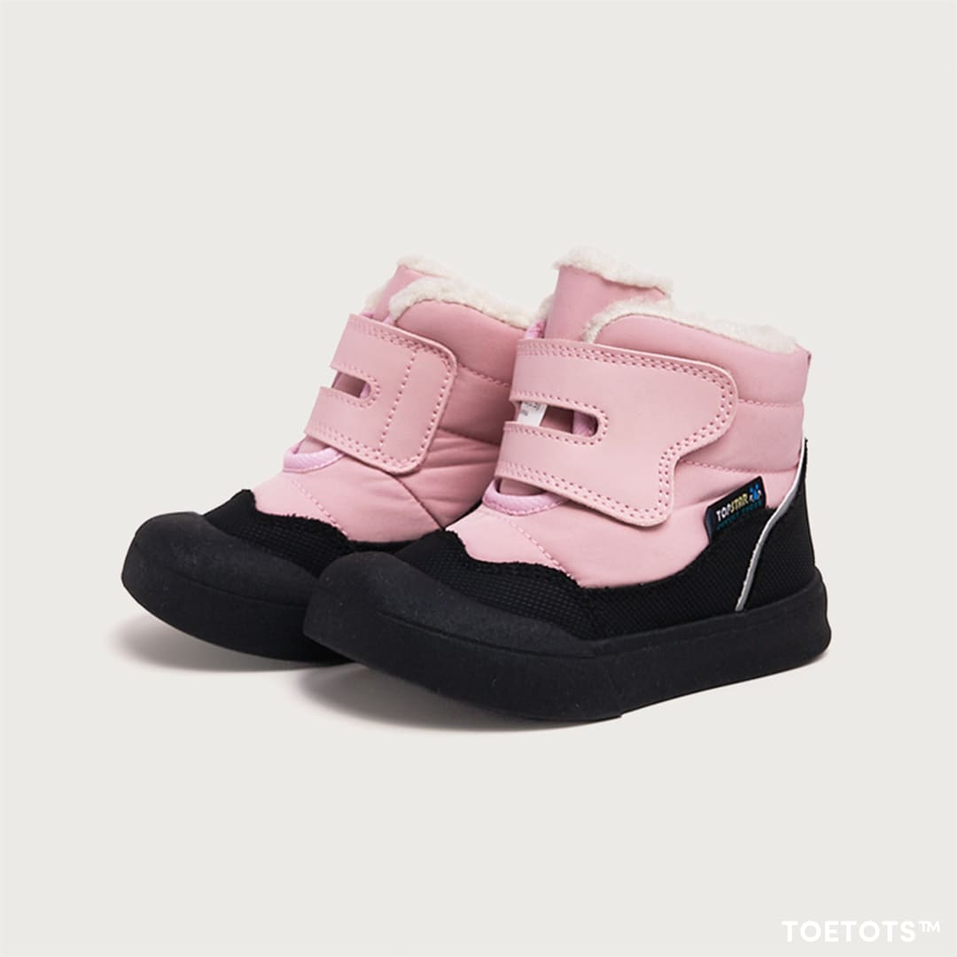 Trekka Cozy Toddler Winter Boots Grey | Non-Slip Soft Sole Shoes