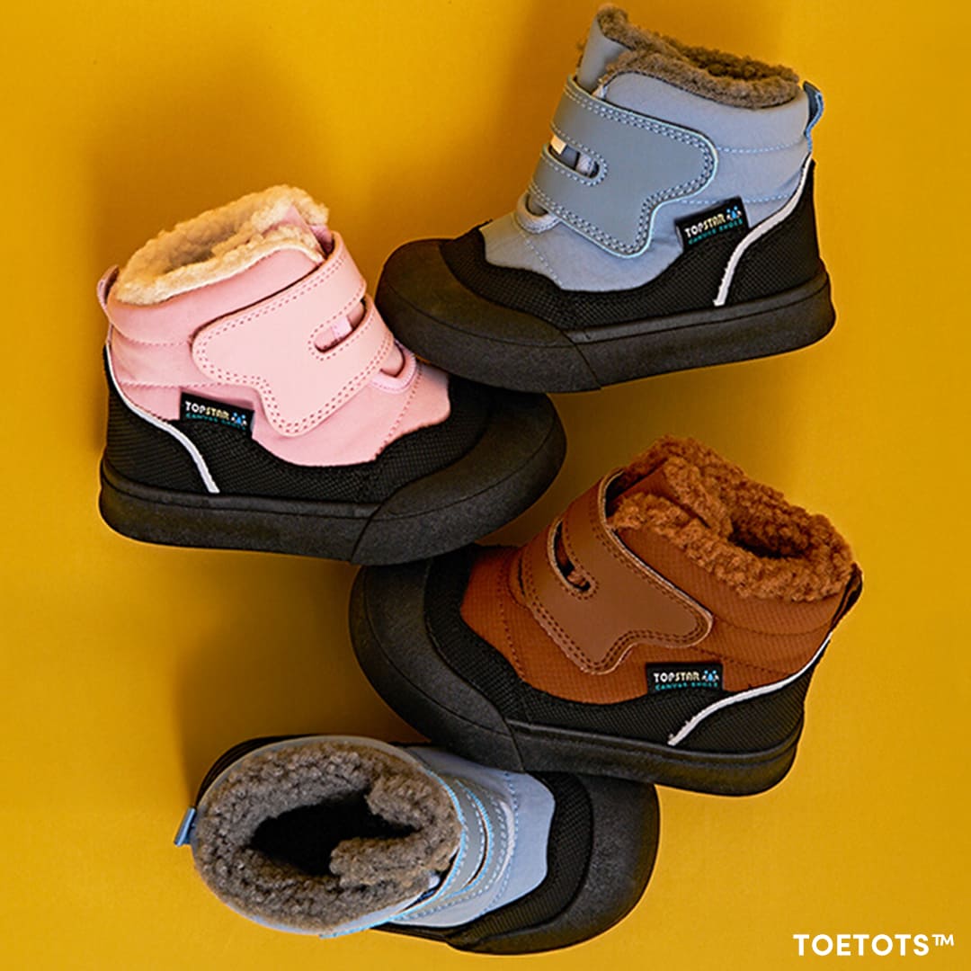 Trekka Cozy Toddler Winter Boots Grey | Non-Slip Soft Sole Shoes