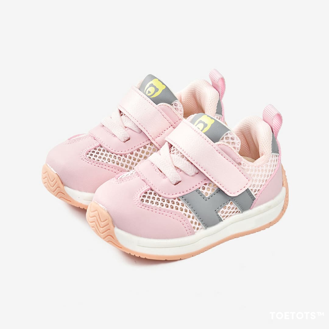 GentleStride Baby Sneakers White | Lightweight Non-Slip First Walking Shoes
