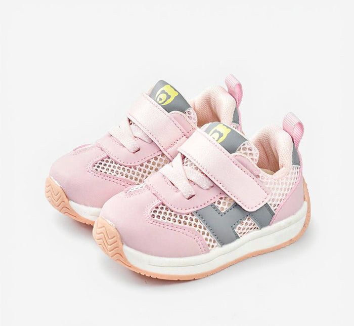 WhisperWalk Retro Runner Baby Sneakers | Breathable Soft Sole First Walking Shoes