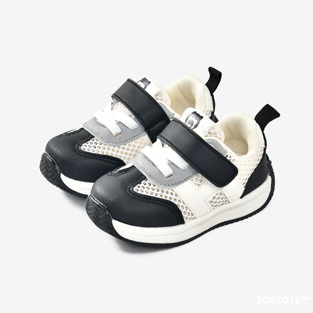GentleStride Baby Sneakers White | Lightweight Non-Slip First Walking Shoes