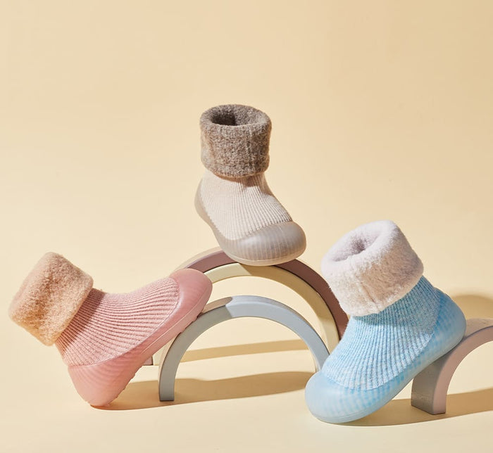 GentleStride Toddler Non-Slip Sock-Shoes | Cosy First Walking Shoes