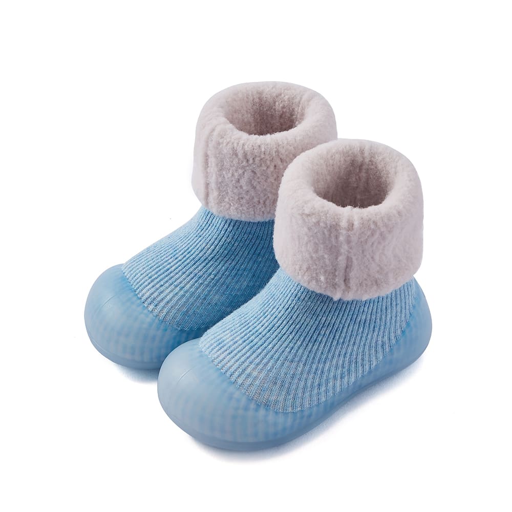 GentleStride Toddler Sock-Shoes Grey | Non-Slip Soft Sole Footwear