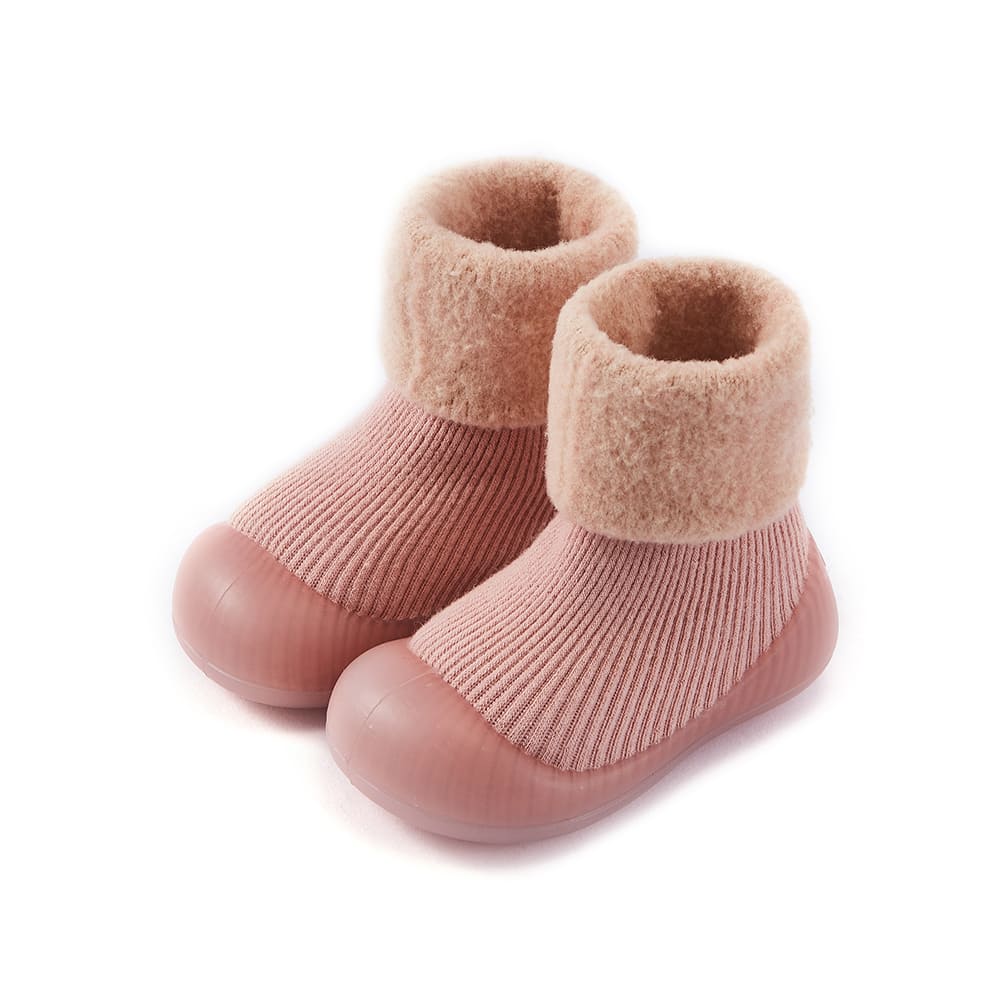 GentleStride Toddler Sock-Shoes Grey | Non-Slip Soft Sole Footwear