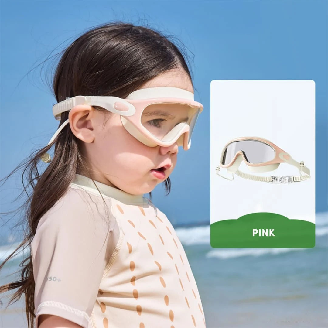 AquaLuxe Kids Swim Goggles | Comfortable & Secure Fit