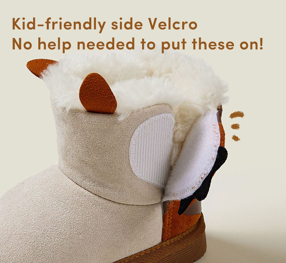 Snowy Paws Kids Snow Boots | Cosy Non-Slip Winter Footwear