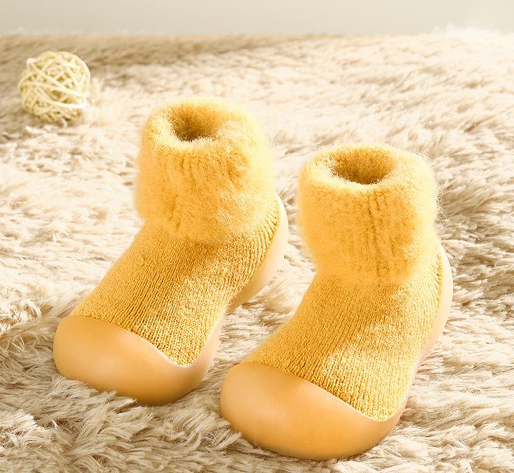 CozyStep Toddler Non-Slip Sock-Shoes | Soft Sole First Walking Shoes