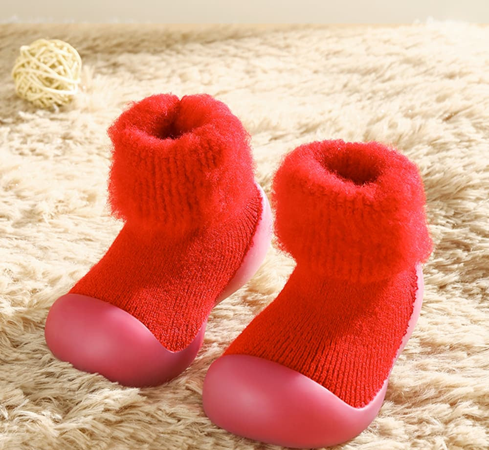 CozyStep Toddler Non-Slip Sock-Shoes | Soft Sole First Walking Shoes