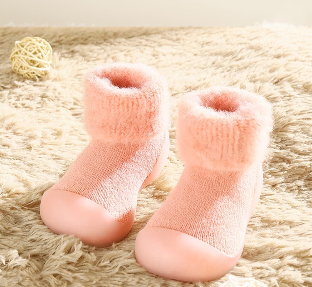 CozyStep Toddler Non-Slip Sock-Shoes | Soft Sole First Walking Shoes