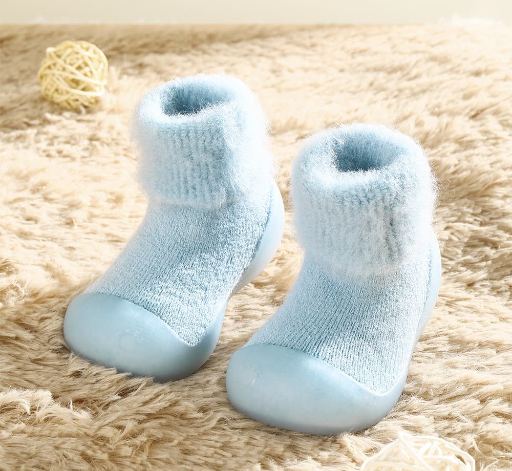 CozyStep Toddler Non-Slip Sock-Shoes | Soft Sole First Walking Shoes