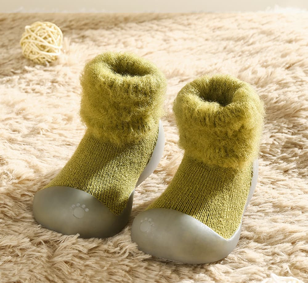 CozyStep Toddler Non-Slip Sock-Shoes | Soft Sole First Walking Shoes