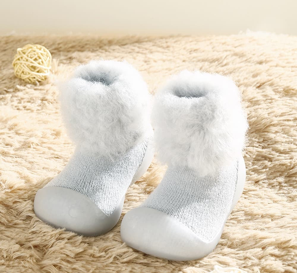 CozyStep Toddler Non-Slip Sock-Shoes | Soft Sole First Walking Shoes