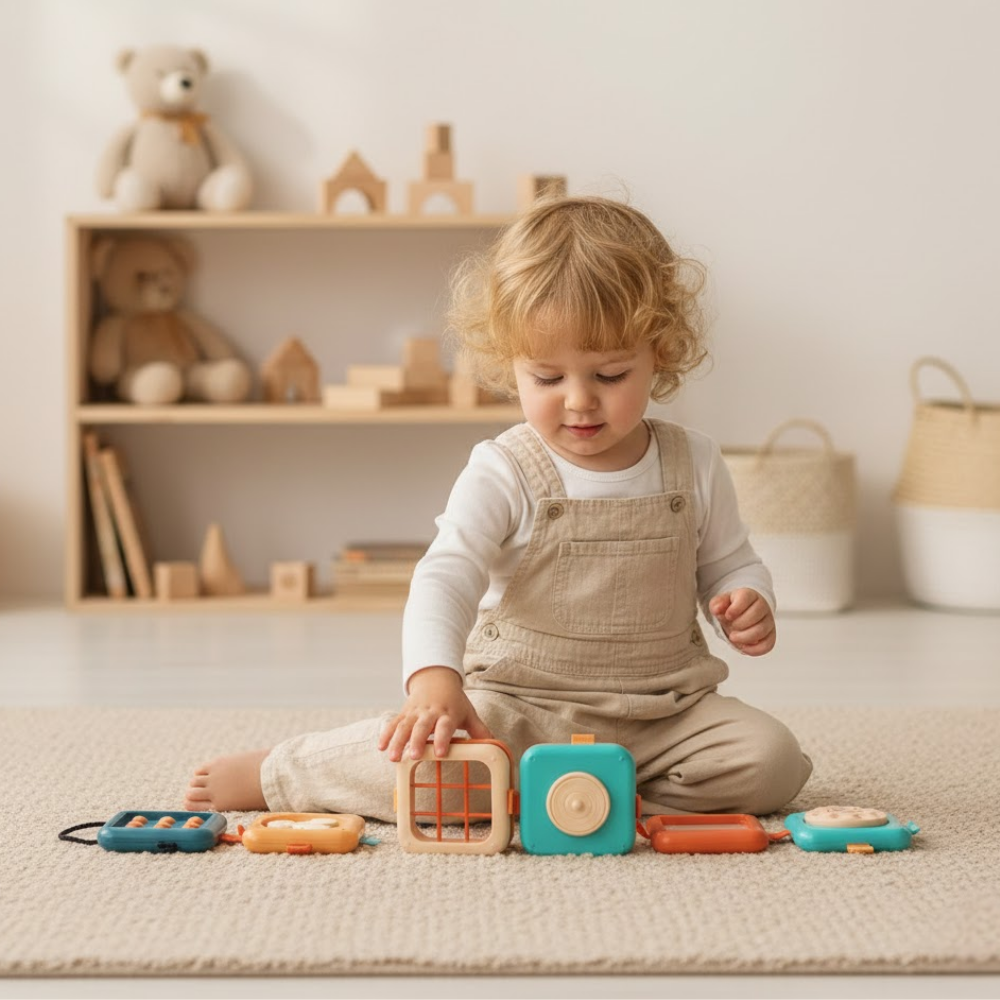 Baby Bisou 7-in-1 Montessori Cube