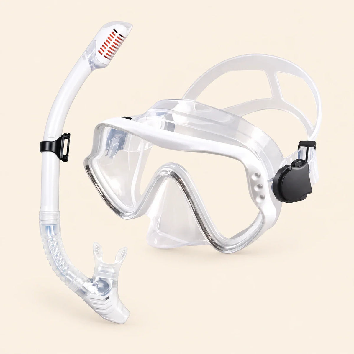 Adventure Cove Toddler Snorkel Set, Clear White
