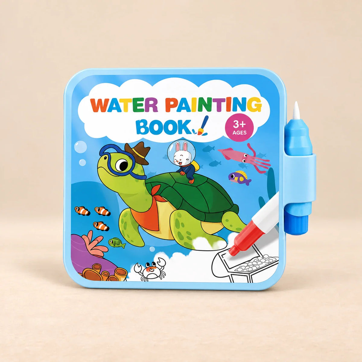 AquaArt Reusable Water Painting Book