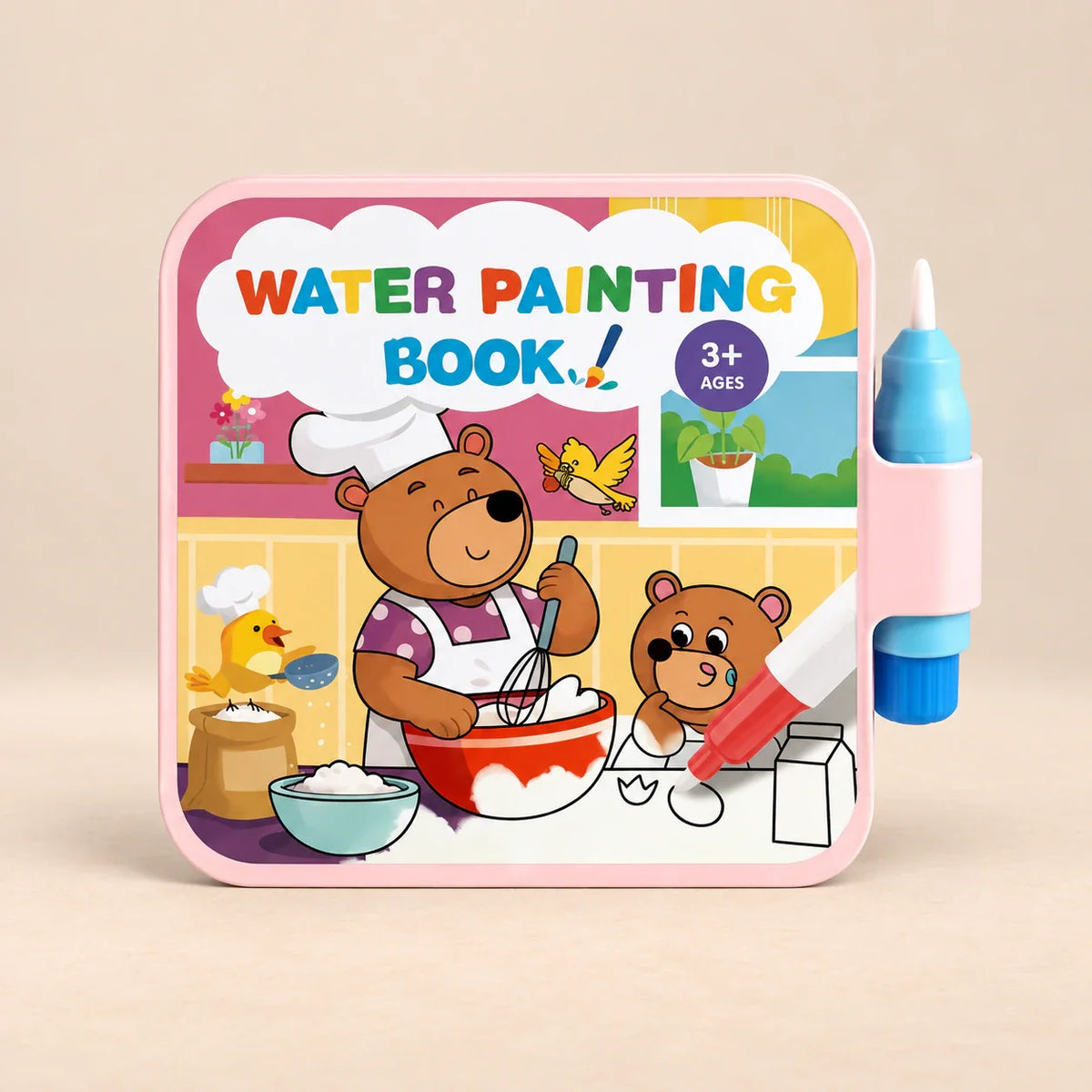 AquaArt Reusable Water Painting Book, Party Water Painting Fun