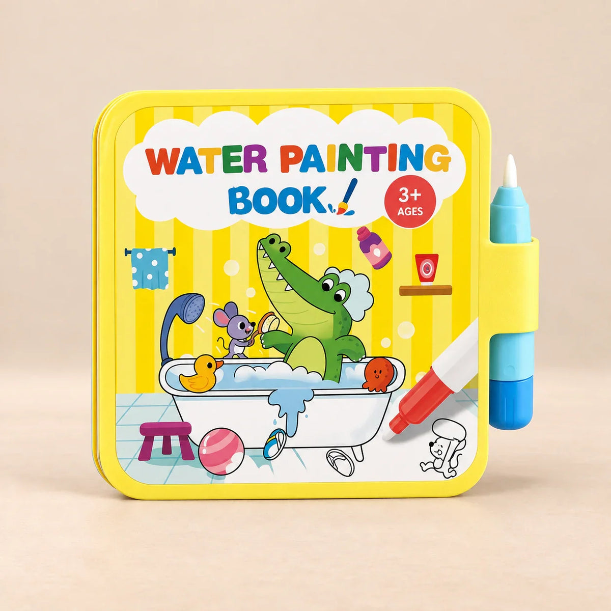 AquaArt Reusable Water Painting Book, Daily Life Water Painting Fun