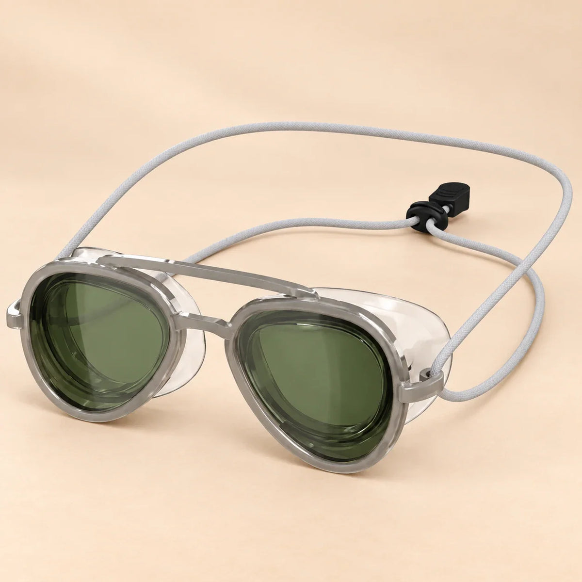 AquaLuxe SplashView Swim Goggles, Sea Green
