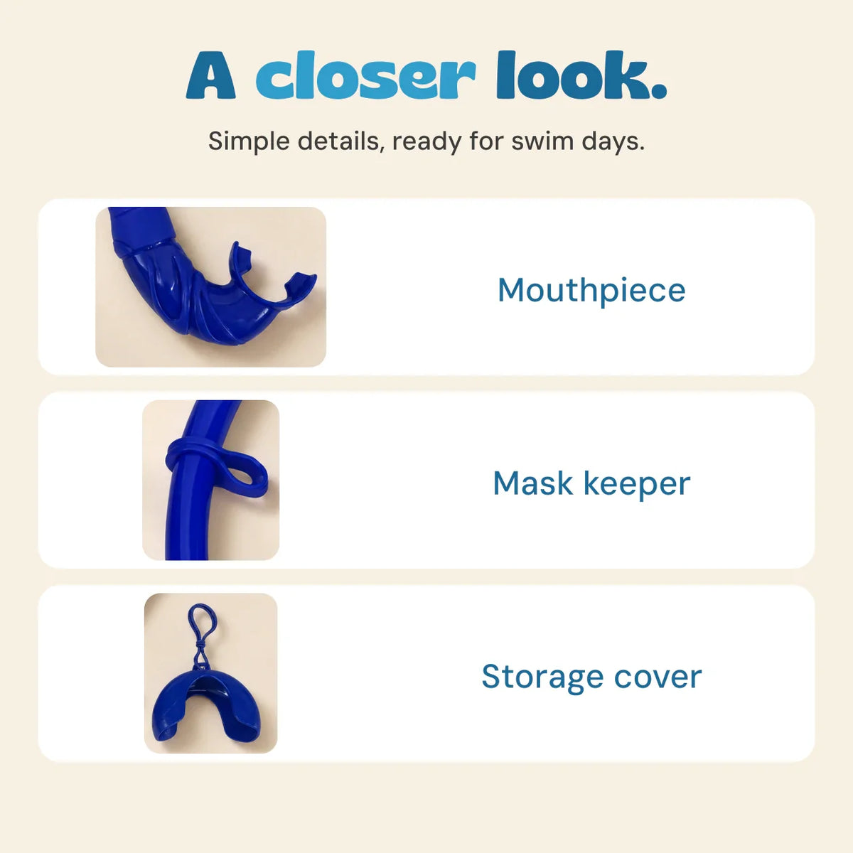 AquaNest Little Diver Kids Snorkel