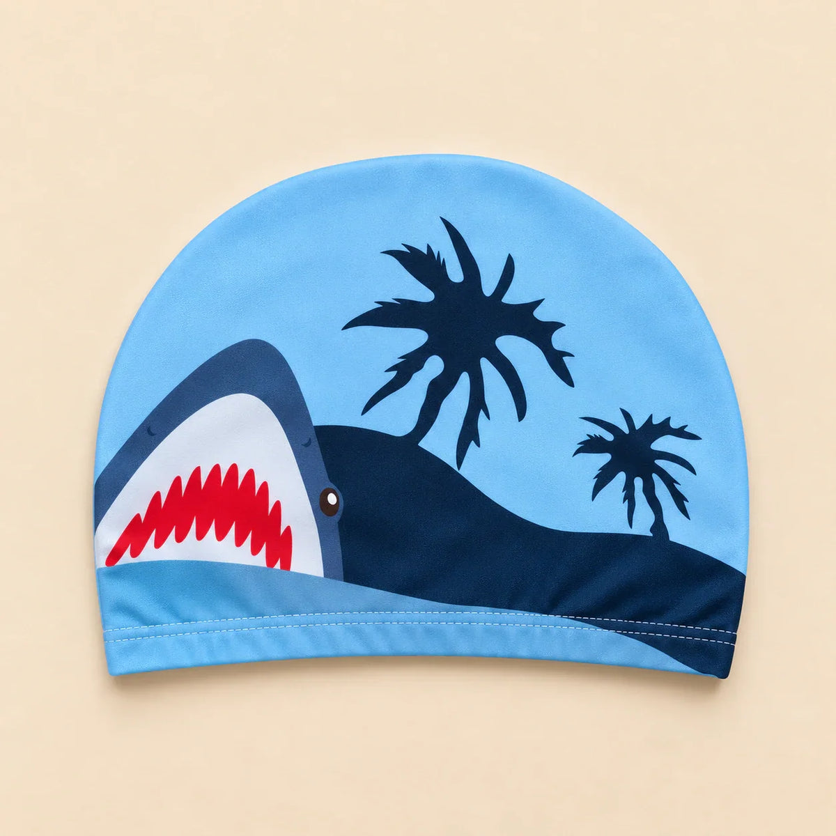 AquaWhimsy Kids Swim Cap, Sunny Bloom