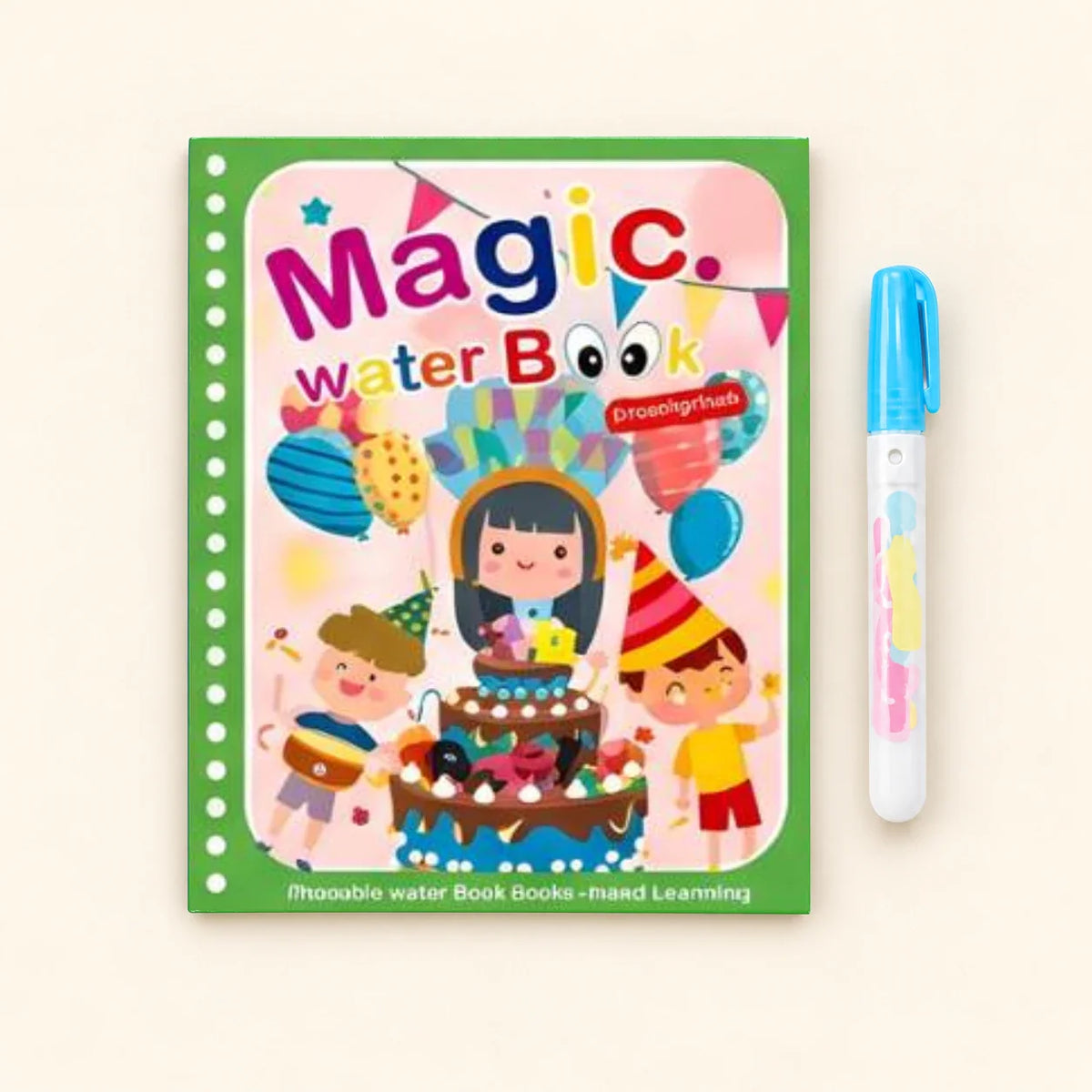 AquaWhimsy Mess-Free Water Coloring Book | Reusable Art for Kids