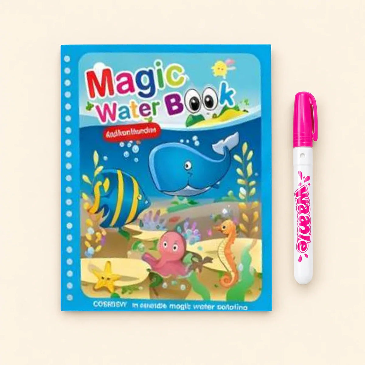 AquaWhimsy Mess-Free Water Coloring Book | Reusable Art for Kids