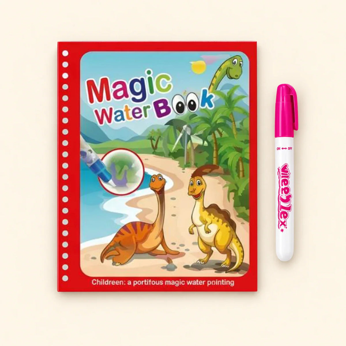 AquaWhimsy Mess-Free Water Coloring Book | Reusable Art for Kids