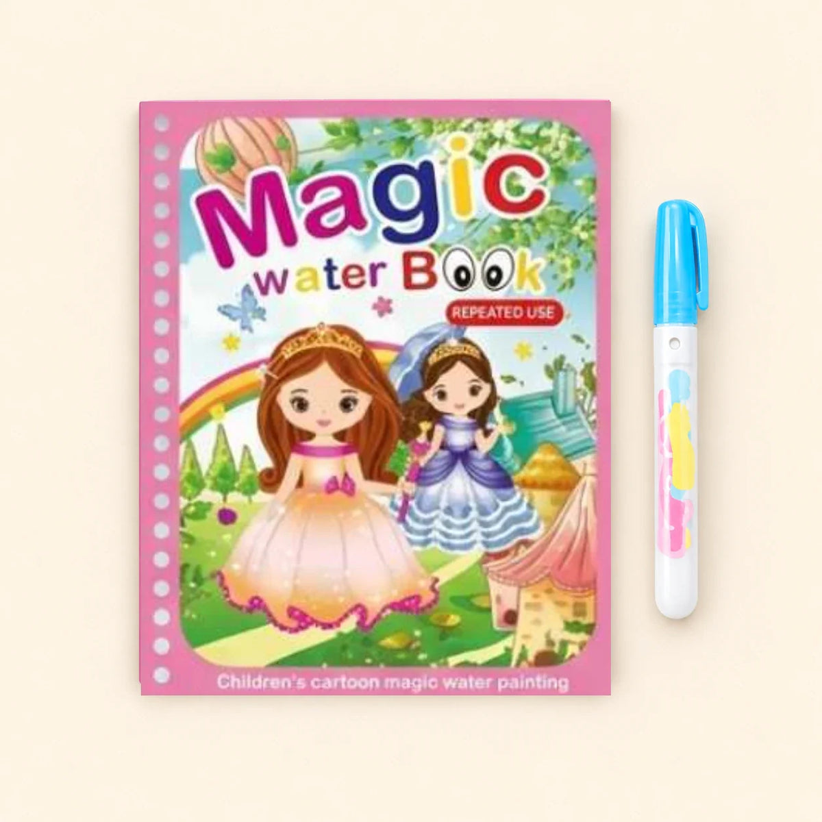 AquaWhimsy Mess-Free Water Coloring Book | Reusable Art for Kids