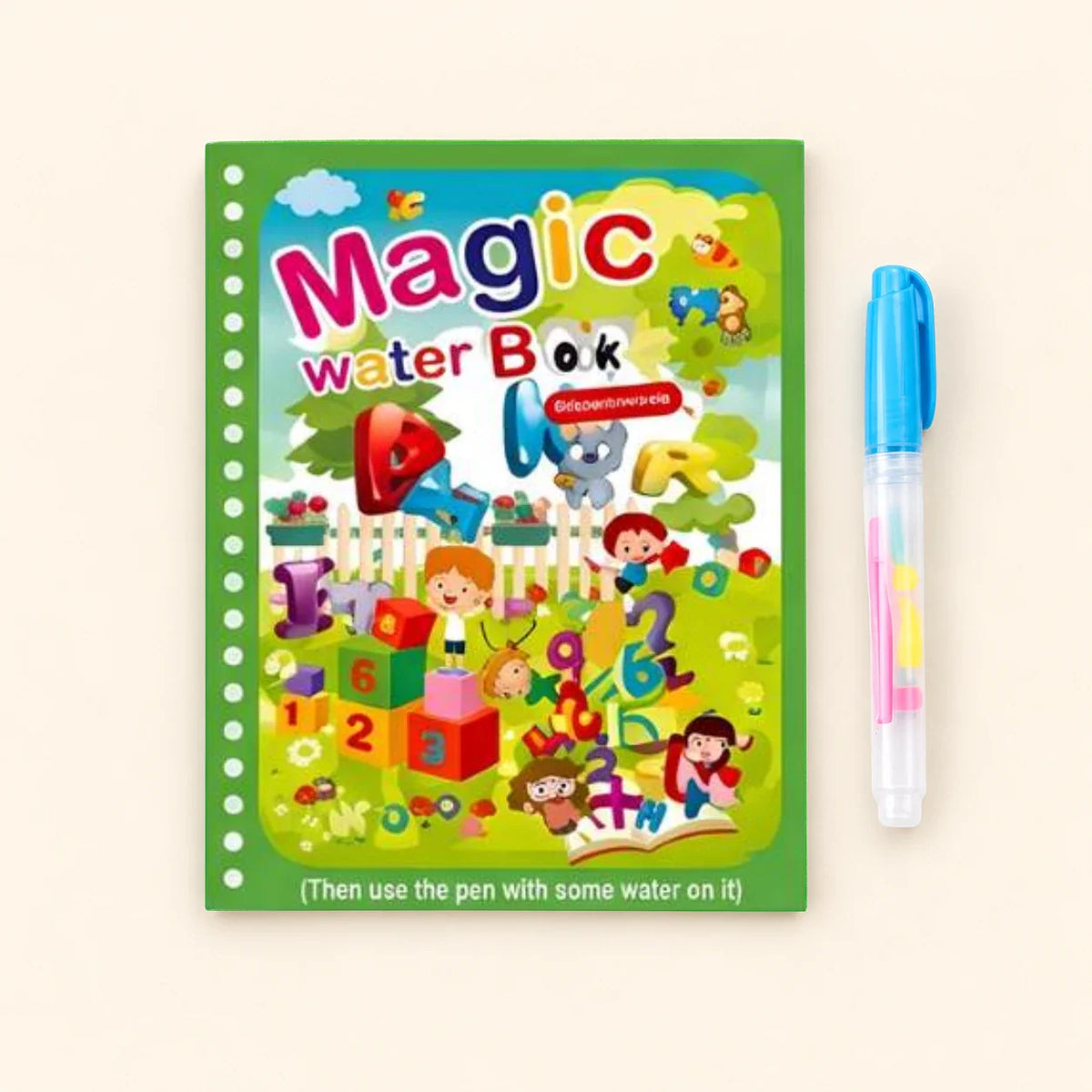 AquaWhimsy Mess-Free Water Coloring Book | Reusable Art for Kids