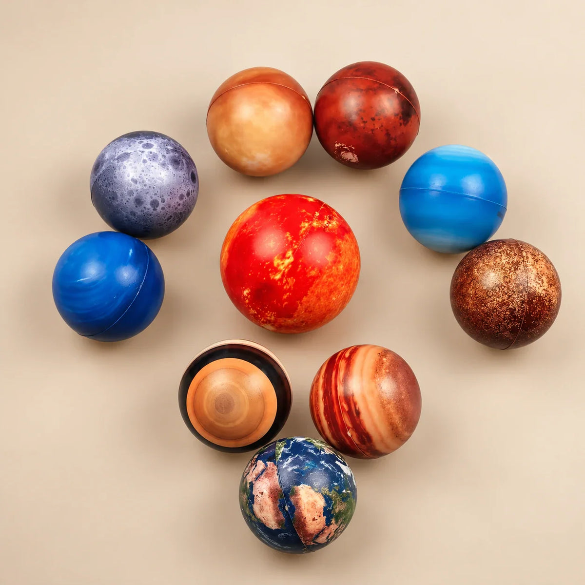 Celestial Planet Ball Set, Large Sun Planet Set