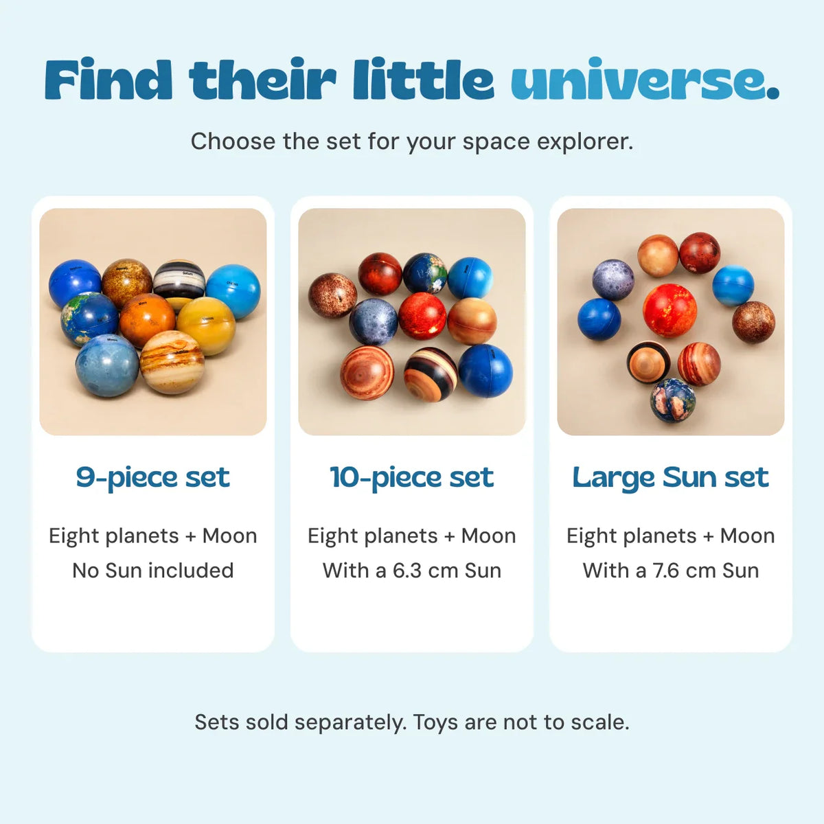 Celestial Planet Ball Set