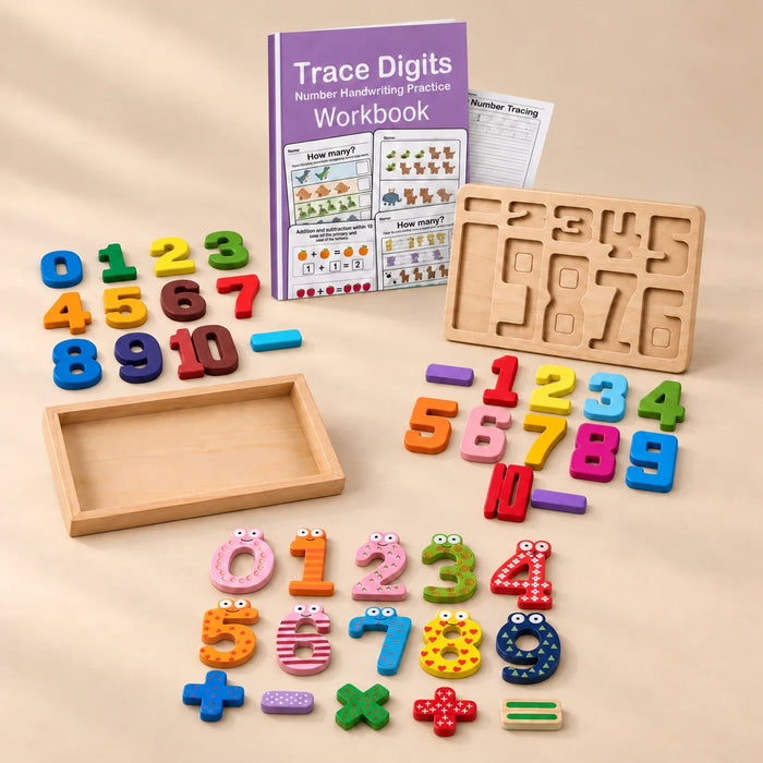 Counting Stars NumberNest Bundle | Wooden & Magnetic Counting Set