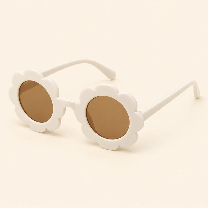 Daisy Breeze Baby Sun Shades, White