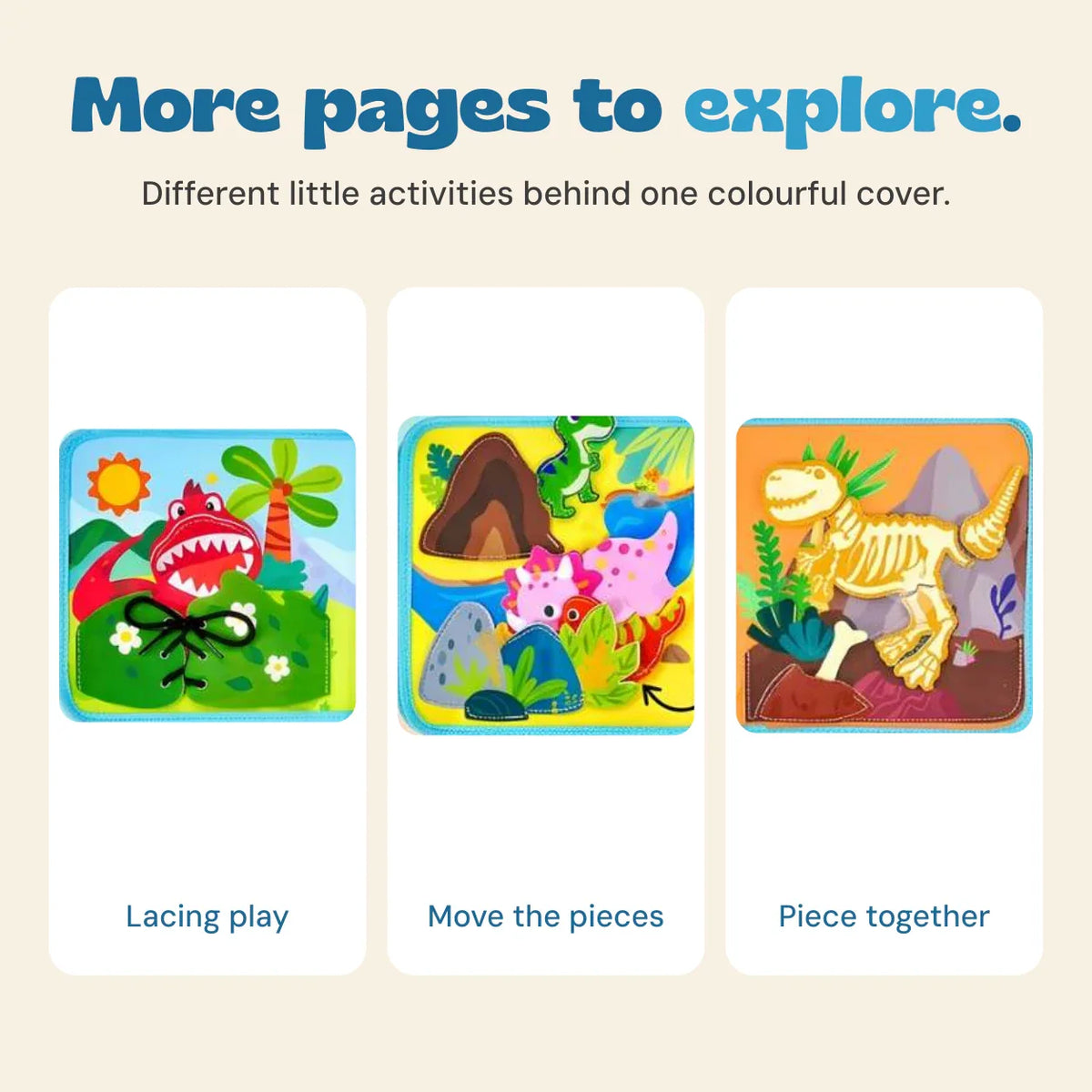 Dino Pals Busy Board