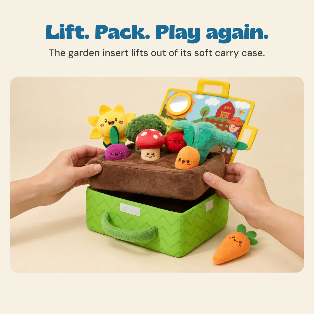 GardenWhimsy Plush Activity Box