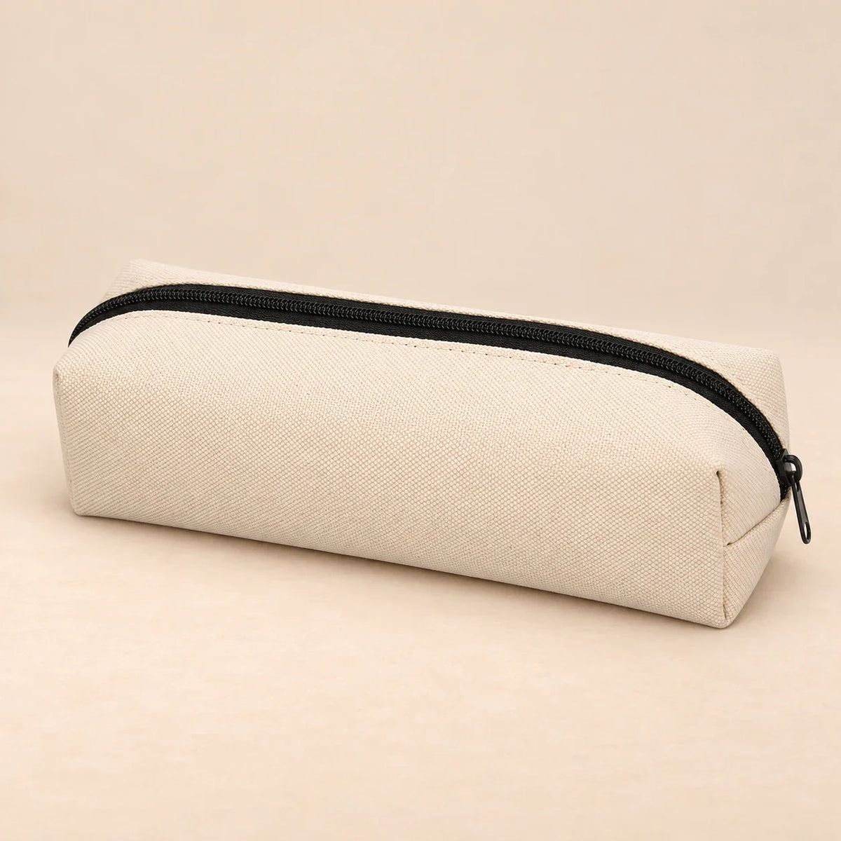 Gentle Blossom Everyday Pencil Pouch, Cream Beige